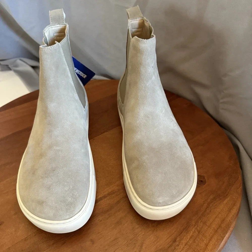 Birkenstock Bend‎ Chelsea Suede Leather Taupe Eu Size 40/W9-9.5 Medium/Narrow